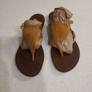Tory Burch Suede Thong Sandals
